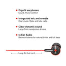 Panasonic RP-TCM125 bourgeons dans les oreilles avec micro et télécommande