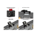 SHAPE Bras magique télescopique à bouton-poussoir avec mini libération rapide