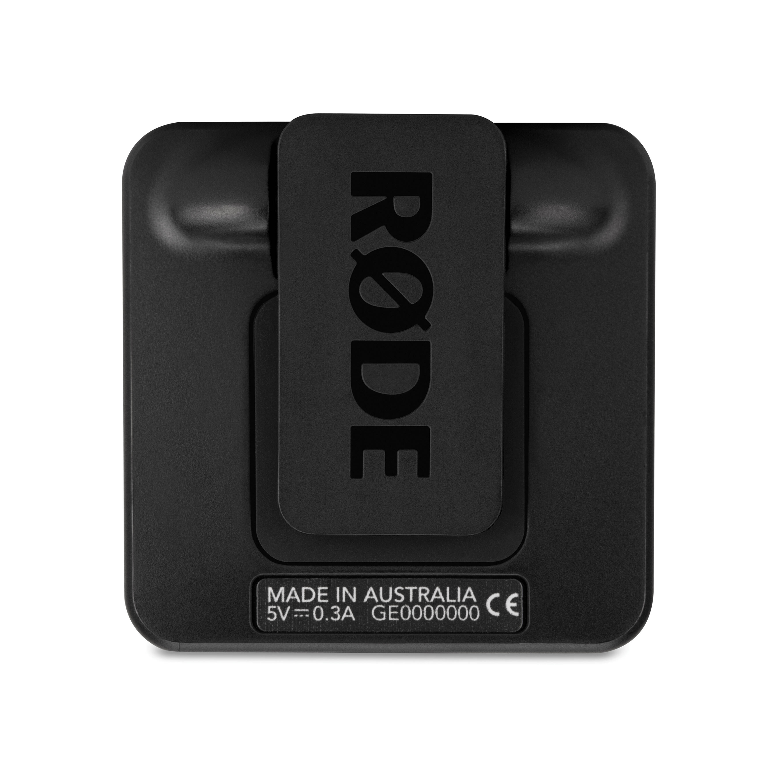 Rode Wireless GO II Single Set Compact Digital Wireless Microphone System/Recorder, 2.4 GHz - Black
