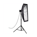 Nanlite Asymmetrical Stripbank Softbox with Bowens Mount (18 x 43")