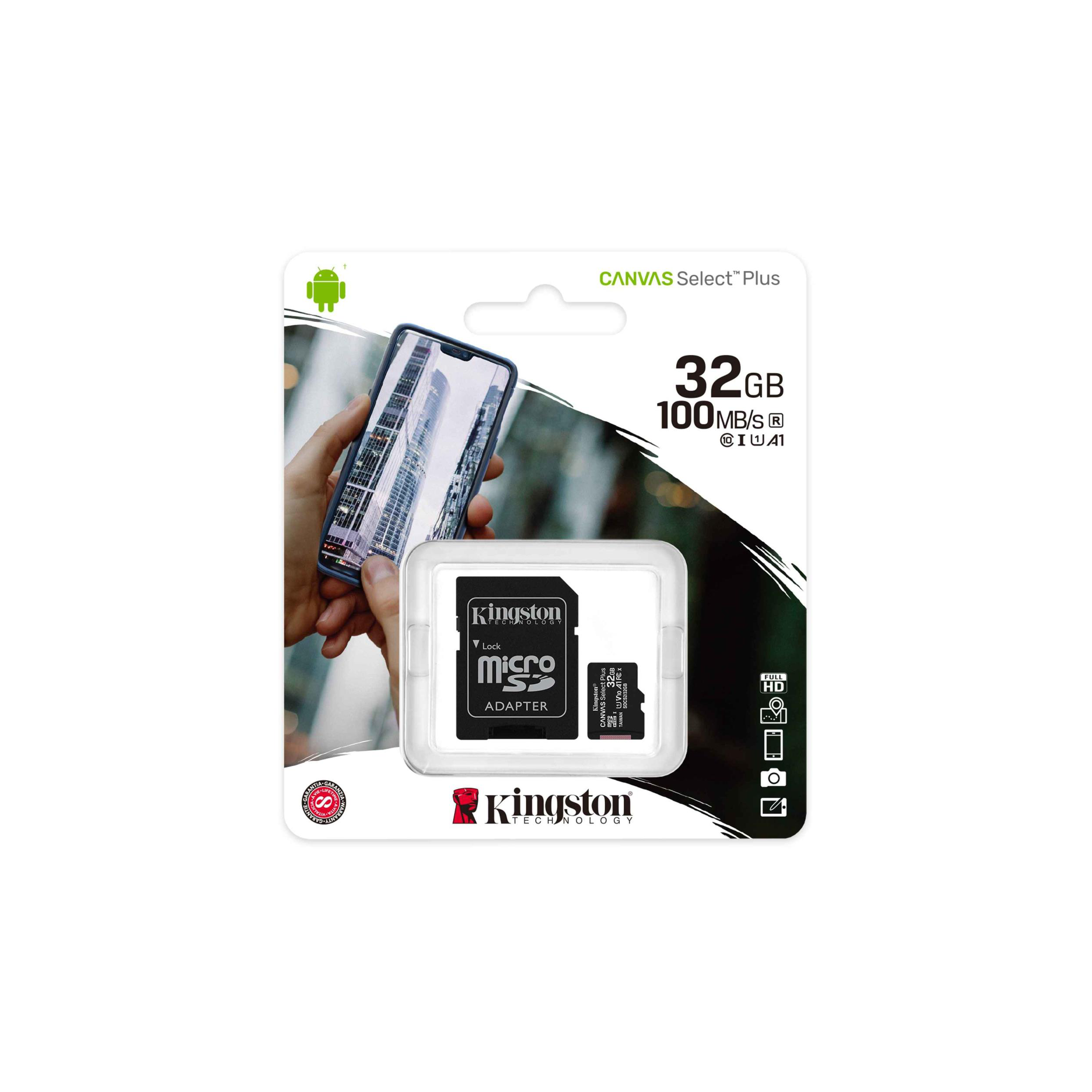 Kingston Canvas Select MicroSD Card - 32 Go (SDCS2 / 32GBCR)