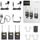 Saramonic UwMic9 2-Person Camera-Mount Wireless Omni Lavalier Microphone System Two Lav Mics