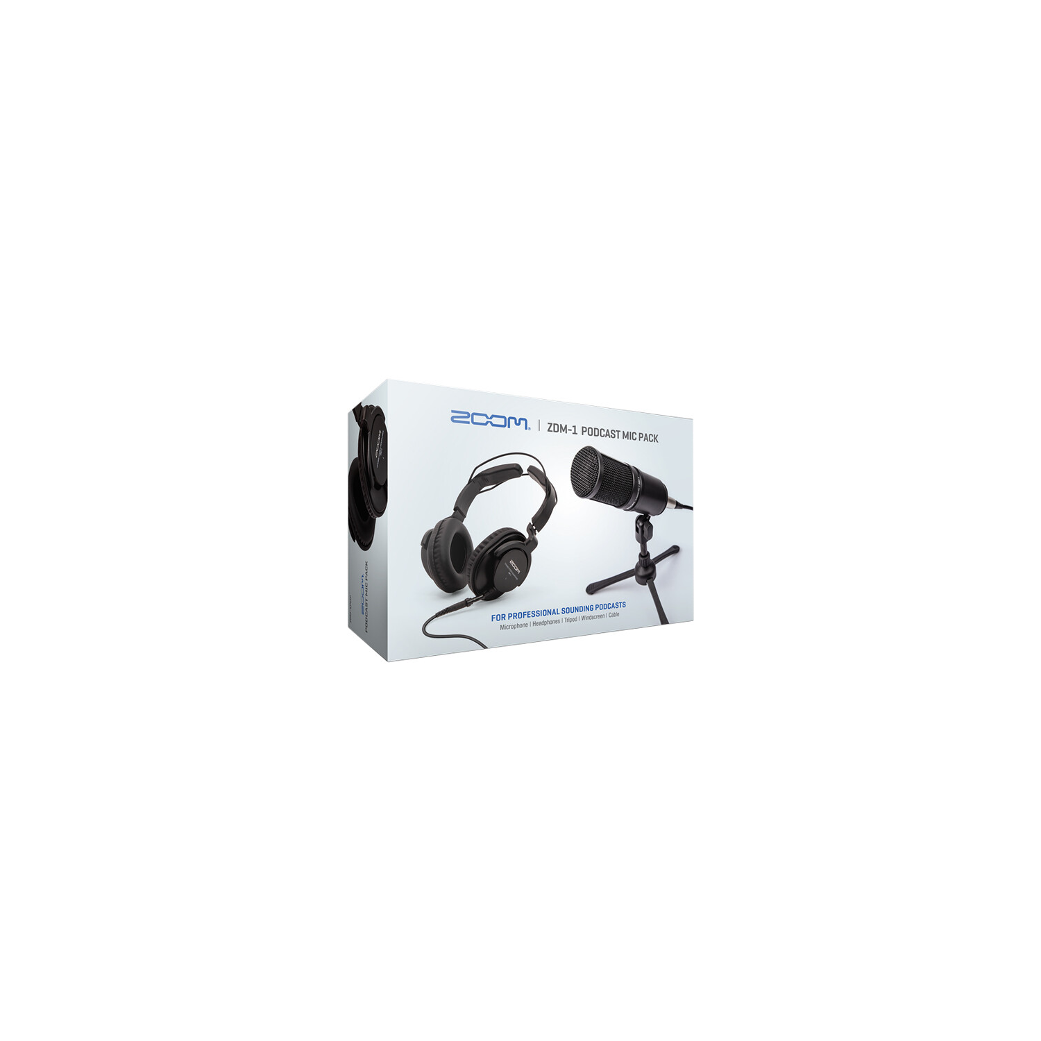 Podcast Headphones With Mic Zoom ZDM-1 Podcast Mic Bundle With