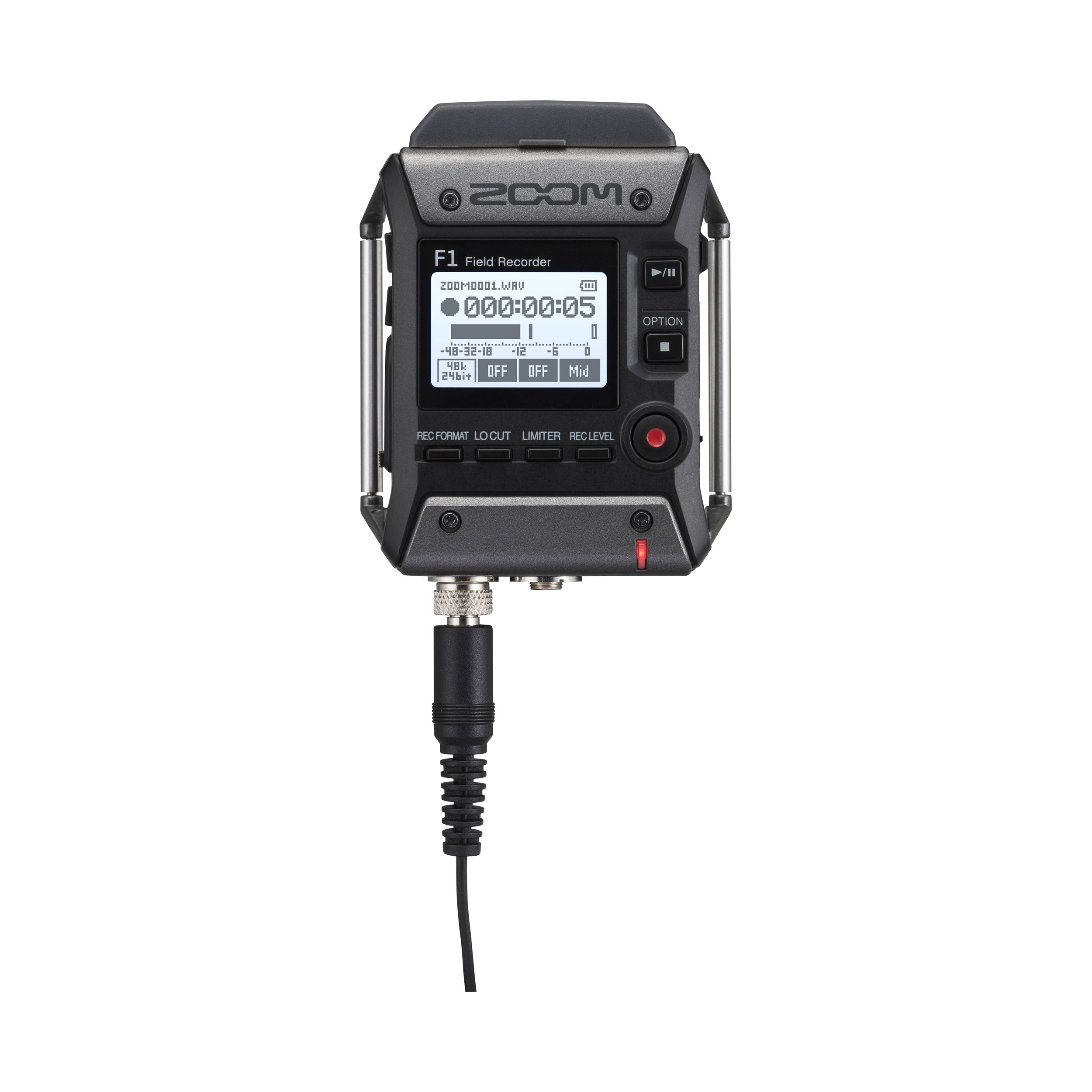 Zoom F1-LP 2-Input / 2-Track Portable Field Recorder with Lavalier Microphone