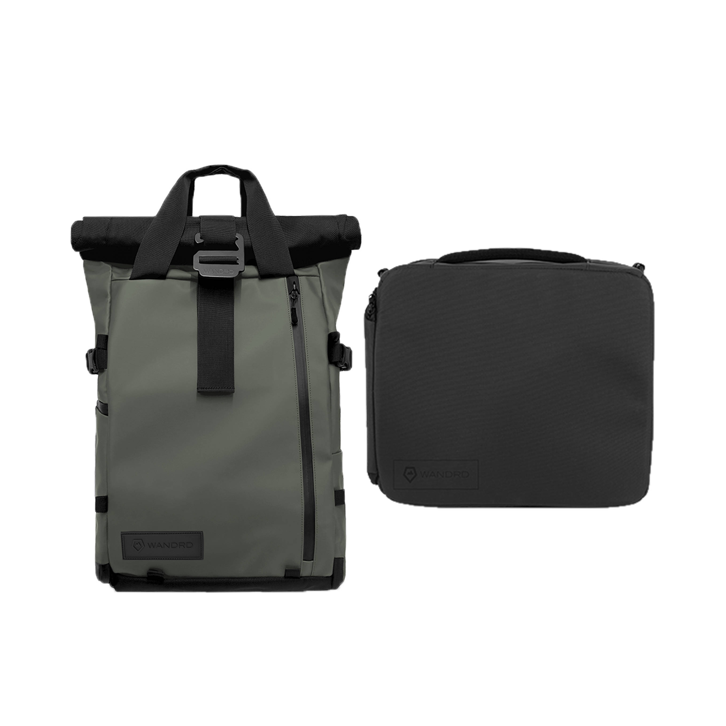 WANDRD PRVKE 21L Photo Bundle with Essential Camera Cube - Wasatch Green