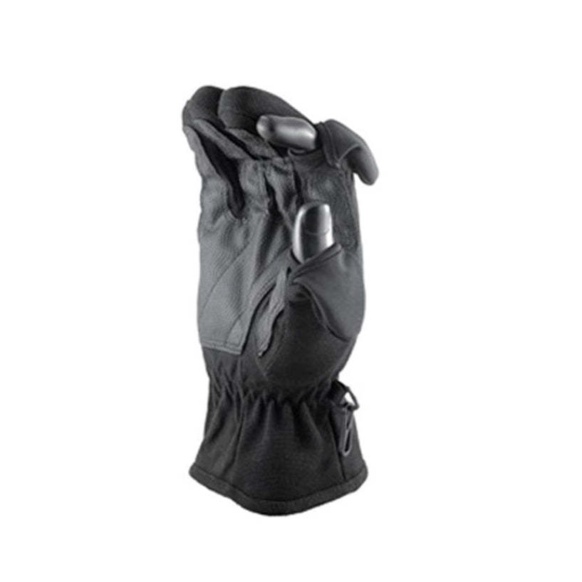 Freehands Men's Stretch Thinsulate Gloves (Medium, Black)