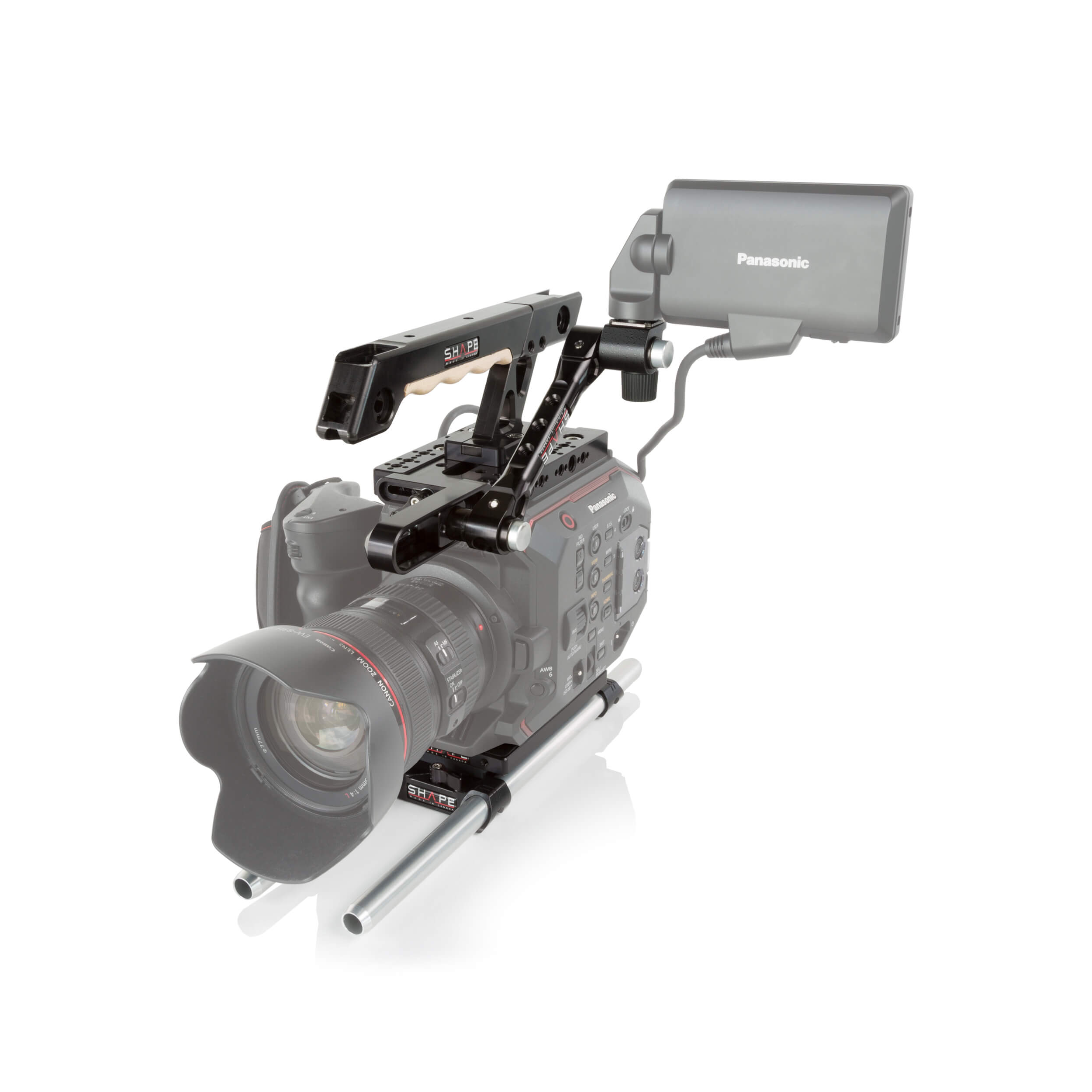 SHAPE 15mm LW Handle EVF Mount for Panasonic AU-EVA1 Camera