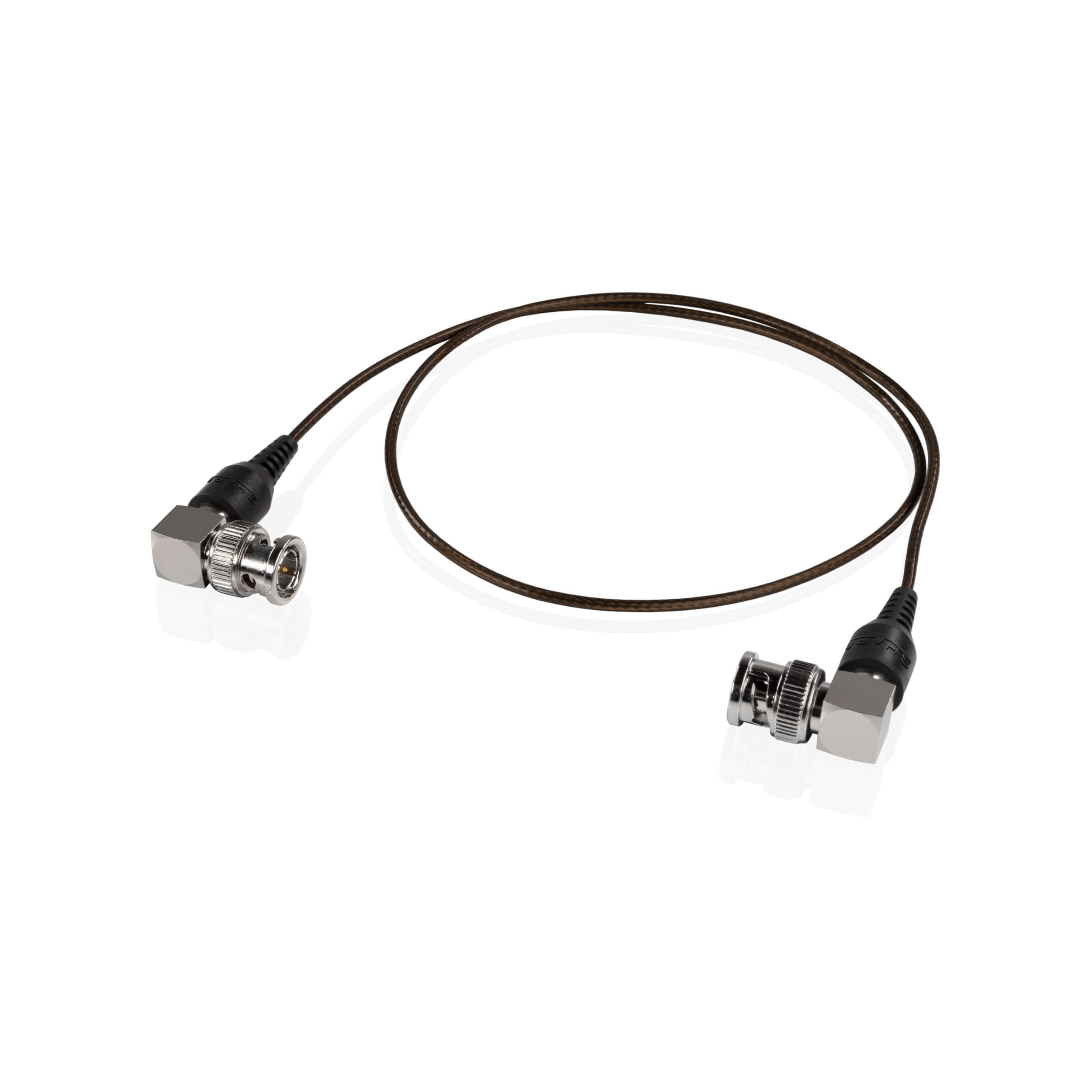 SHAPE Skinny 90° BNC Cable (Black, 24")