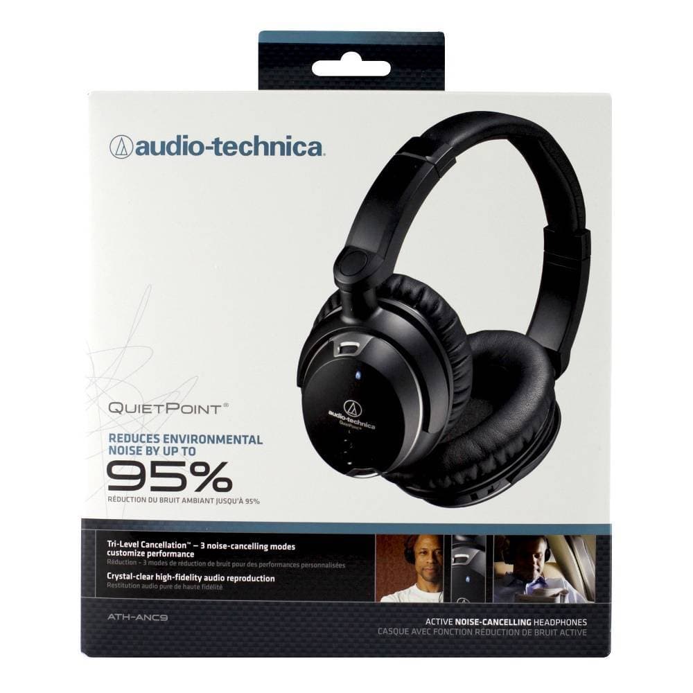 Audio-Technica ATH-ANC9  Consumer  QuietPoint Active Noise-Cancelling Headphones