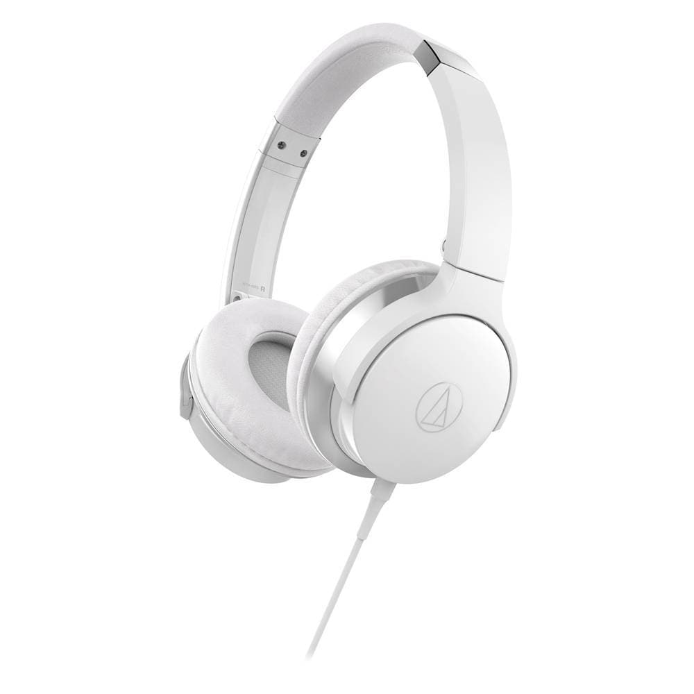Audio-Technica ATH-AR3ISWH On-Ear Headphones - White