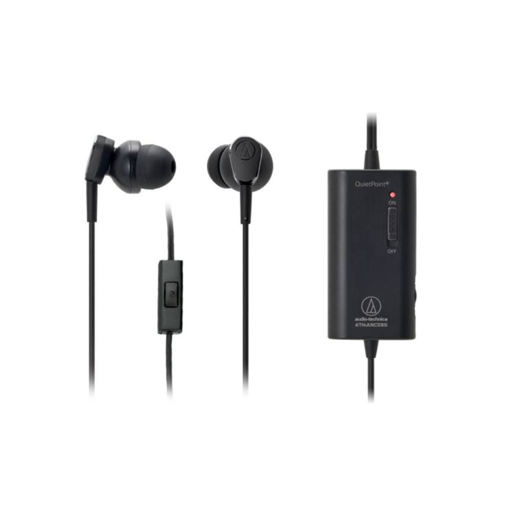 Audio-Technica ATH-ANC33iS   Consumer  QuietPoint Active Noise-Cancelling In-Ear Headphones