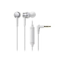 Audio-Technica ATH-CKR30iSSV    SonicFuel In-Ear Headphones - White/silver