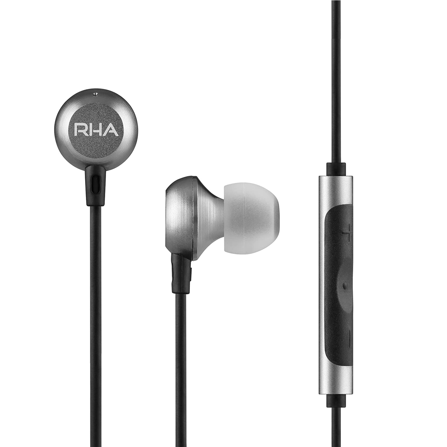 RHA MA650 Powerful Noise Isolating Aluminium in-Ear Headphones with Android Device Remote & Microphone
