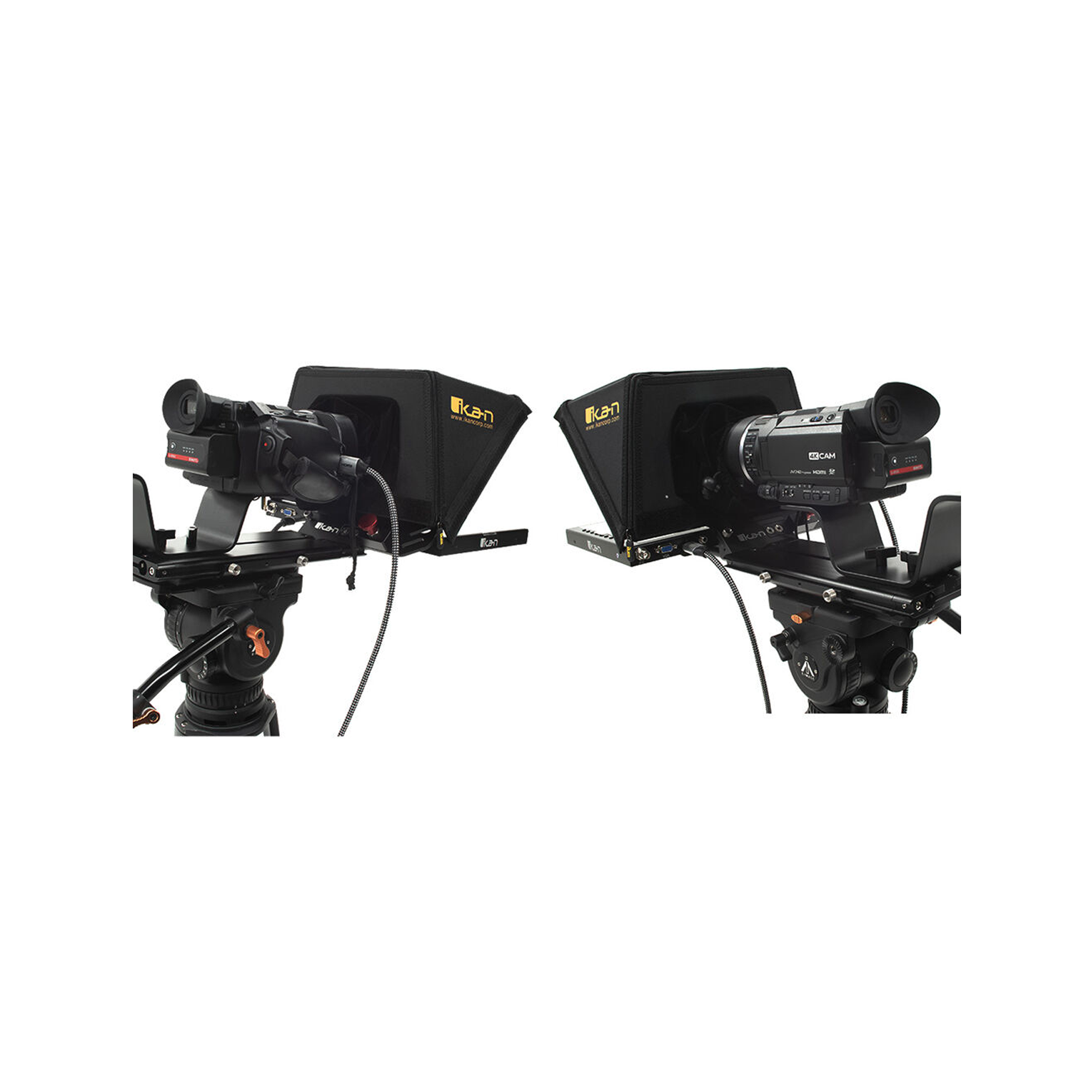 ikan P2P Interview System with 2 x 12" Teleprompters