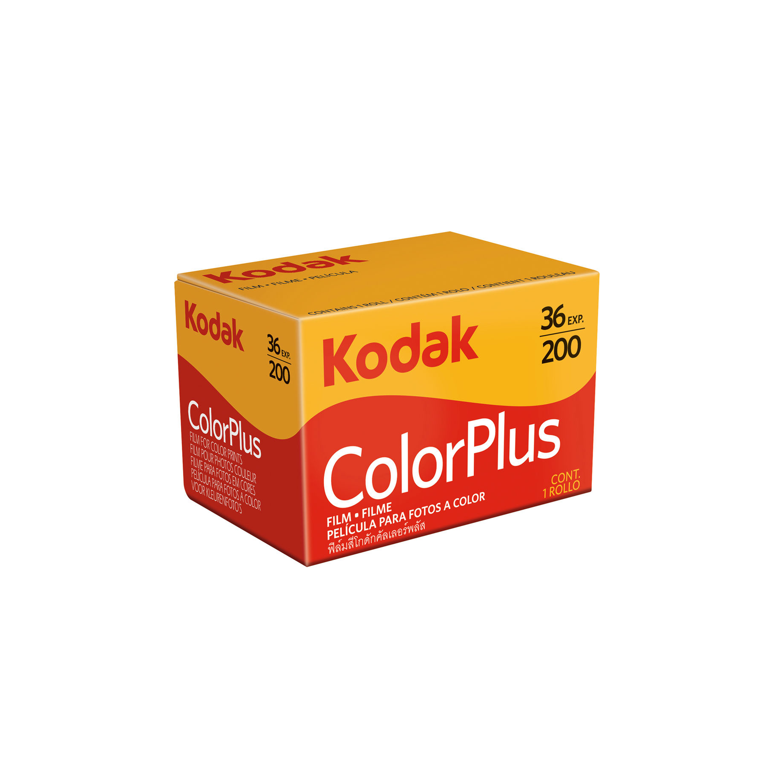 Kodak ColorPlus 200 Color Negative Film (35mm Roll Film, 36 Exposures) - 10 Pack