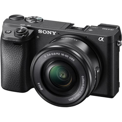 Sony ILCE6300L/B a6300 - Digital camera - mirrorless - 24.2 MP - APS-C - 4K / 30 fps - 3x optical zoom 16-50mm lens - Wi-Fi, NFC - black