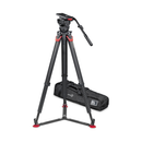 Sachtler Video 18 S2 Fluid Head with flowtech 100mm Carbon Fiber Tripod & Carry Handle Kit