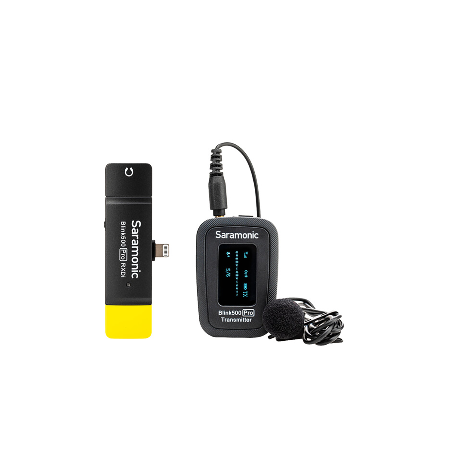 Saramonic Blink 500 Pro B3 Digital Wireless Omni Lavalier Microphone System pour les appareils IOS Lightning (2,4 GHz)
