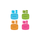 Rode COLORS Color-Coded Caps and Cable Clips for NT-USB Mini Microphones (Set of 4)