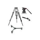 Sachtler Video 18 S2 Head System with ENG 2D Aluminum Tripod, Pan Bar & Dolly S