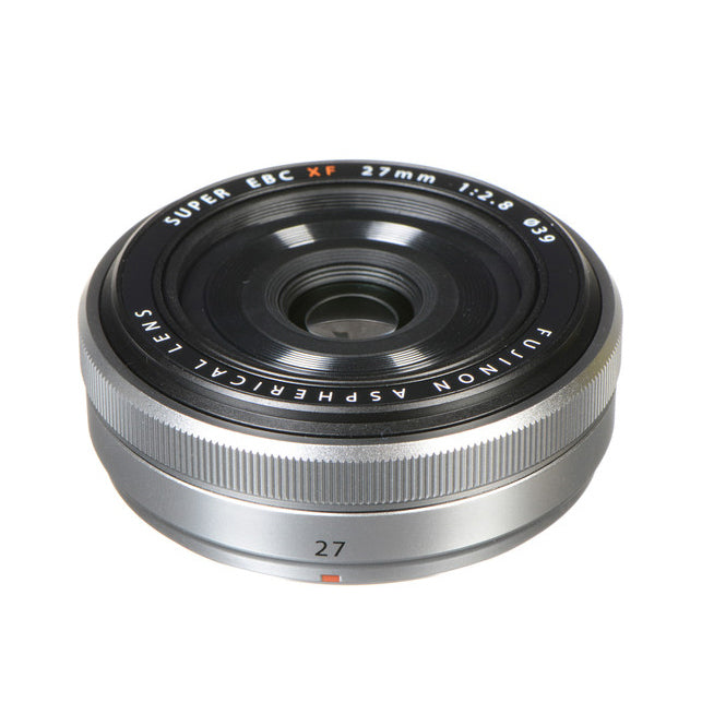 Fujifilm Fujinon Lens xf 27mm f2.8 argent