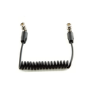 SHAPE Coiled SDI Cable with Right Angle Connectors (10")