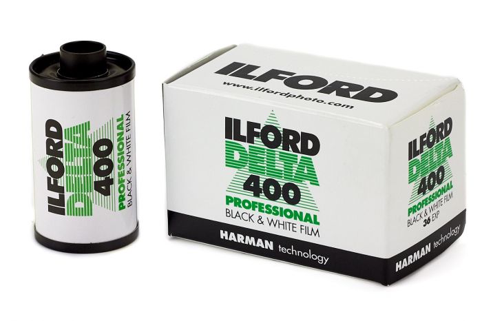 Ilford Delta DP400 Film négatif professionnel en noir et blanc (film de 35 mm, 36 expositions)