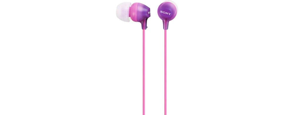 Sony MDR-EX15AP/V In-Ear Headphones With Microphone - Violet