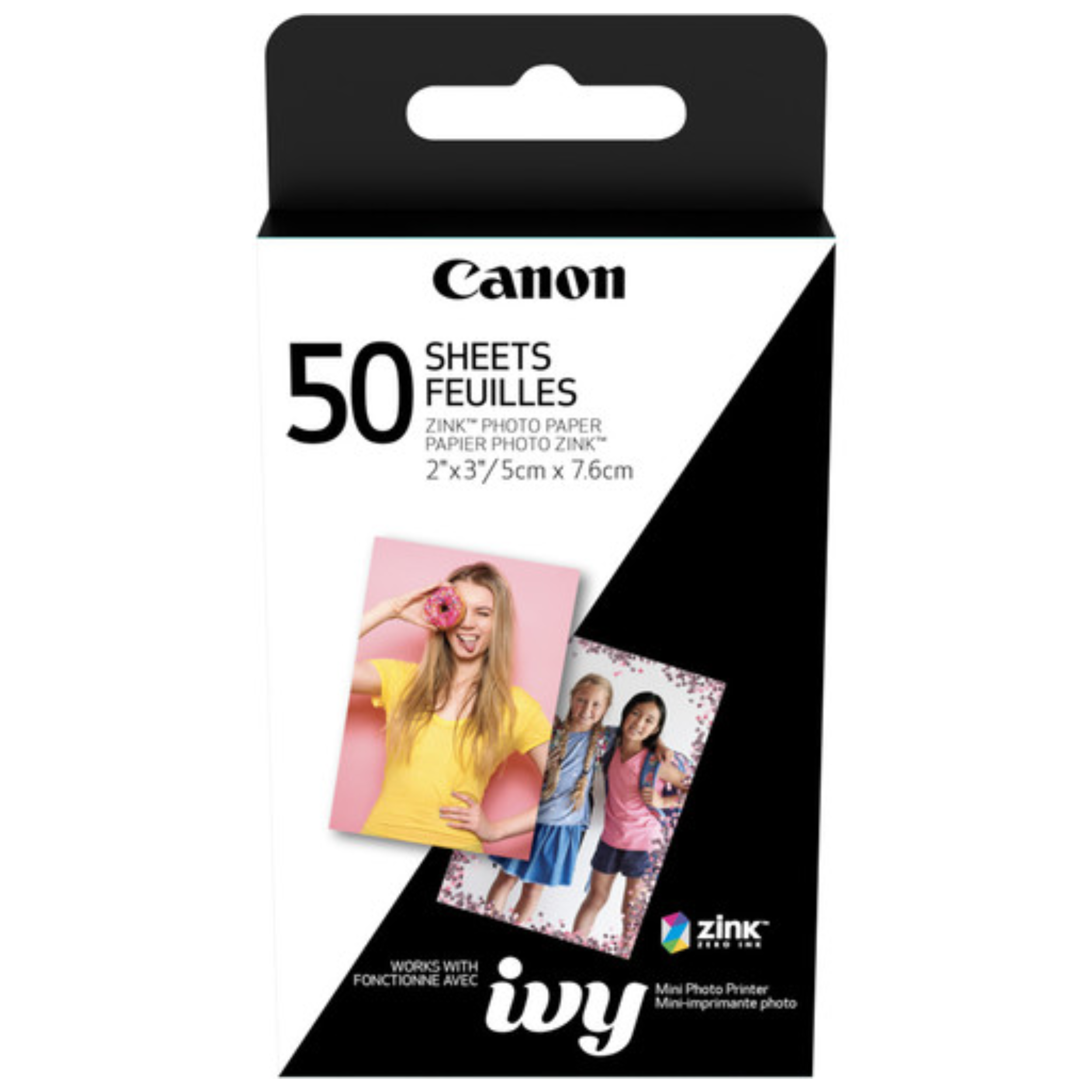 Canon 3215C001 2 x 3" ZINK Photo Paper Pack for IVY printer  (50 Sheets)