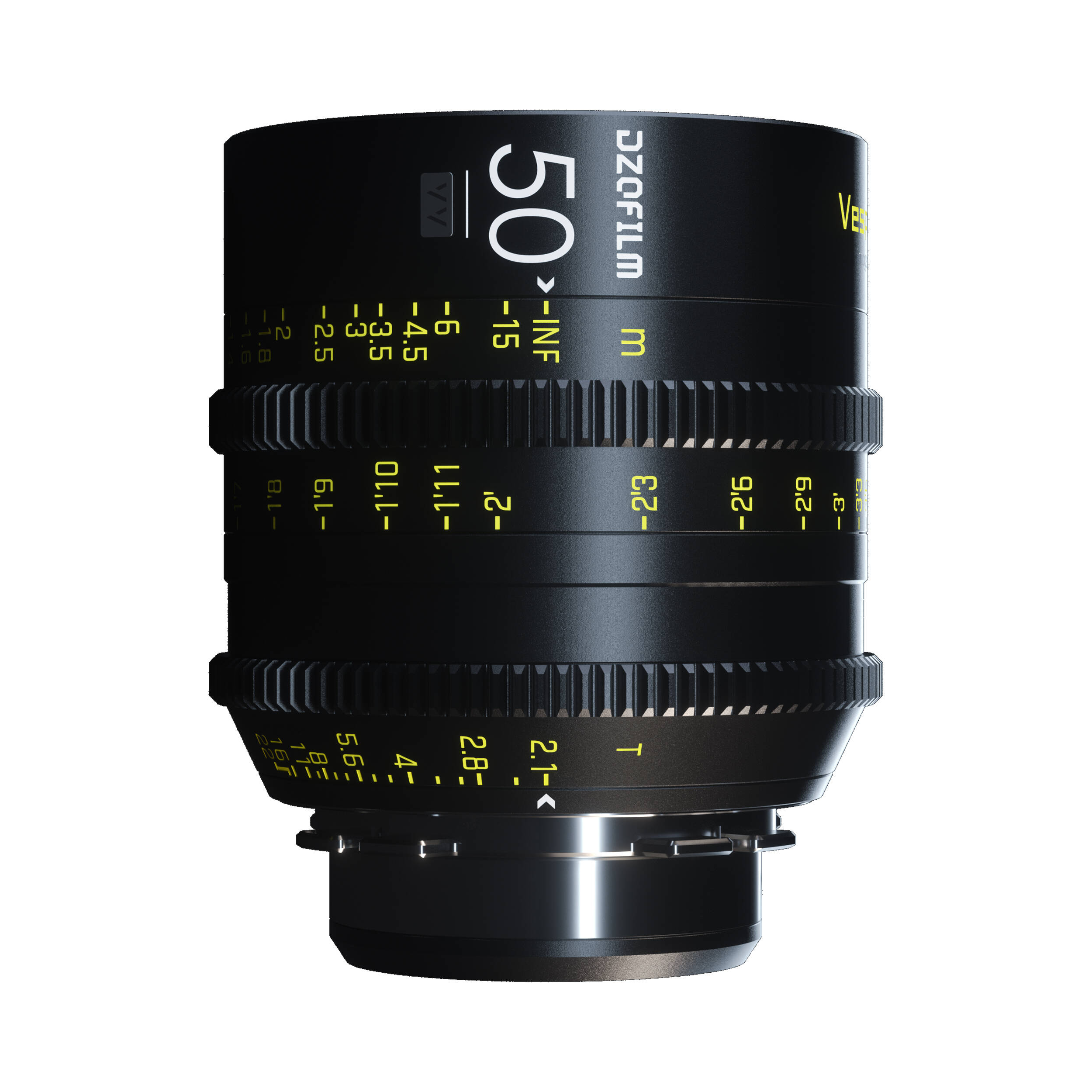 DZOFILM VESPID 50 mm T2.1 Lens - support PL avec adaptateur Canon EF