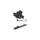 Kupo Ball Bungee 4,5 mm / 6 '' noir 50pcs