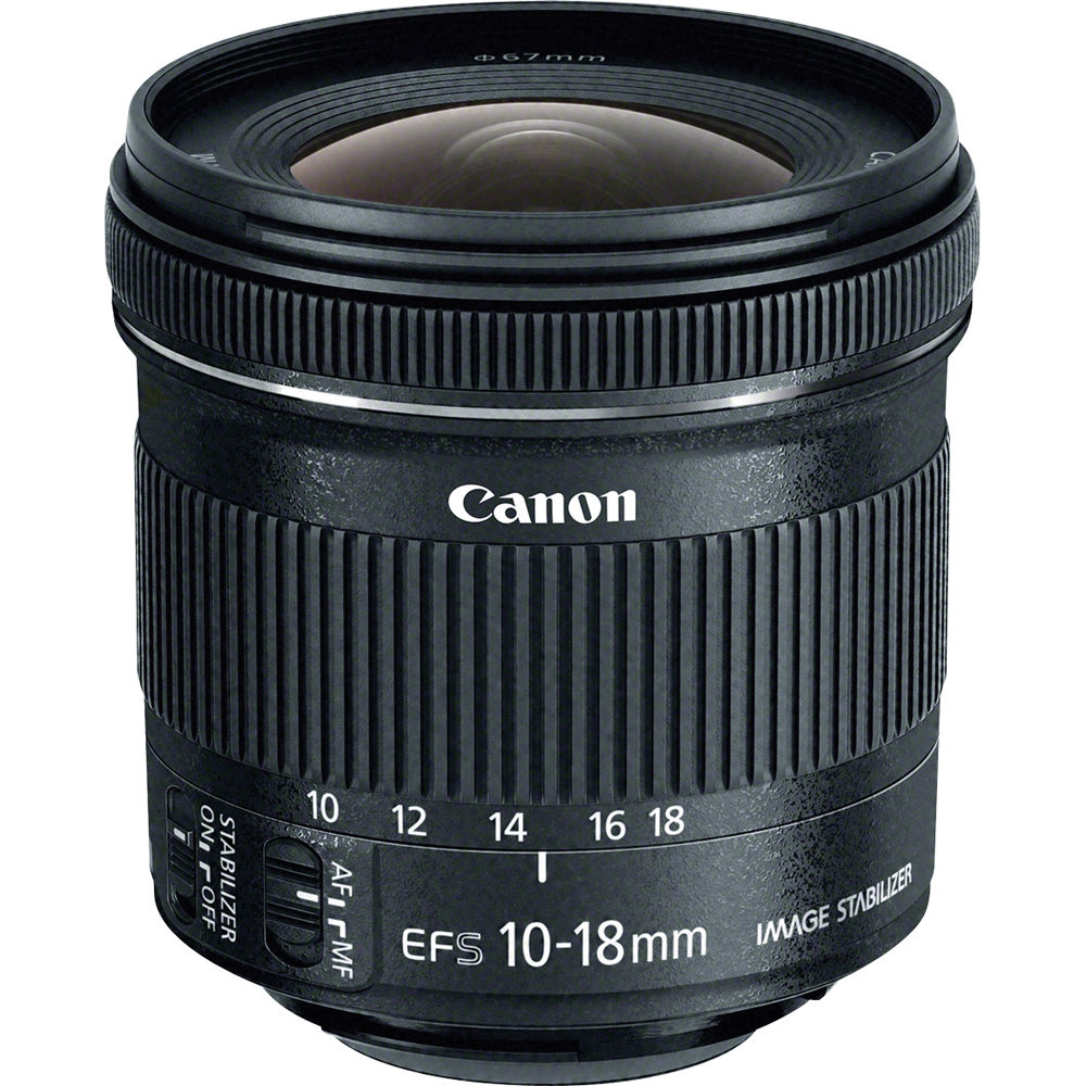 Canon EF-S 10-18 mm f / 4,5-5,6 est l'objectif STM