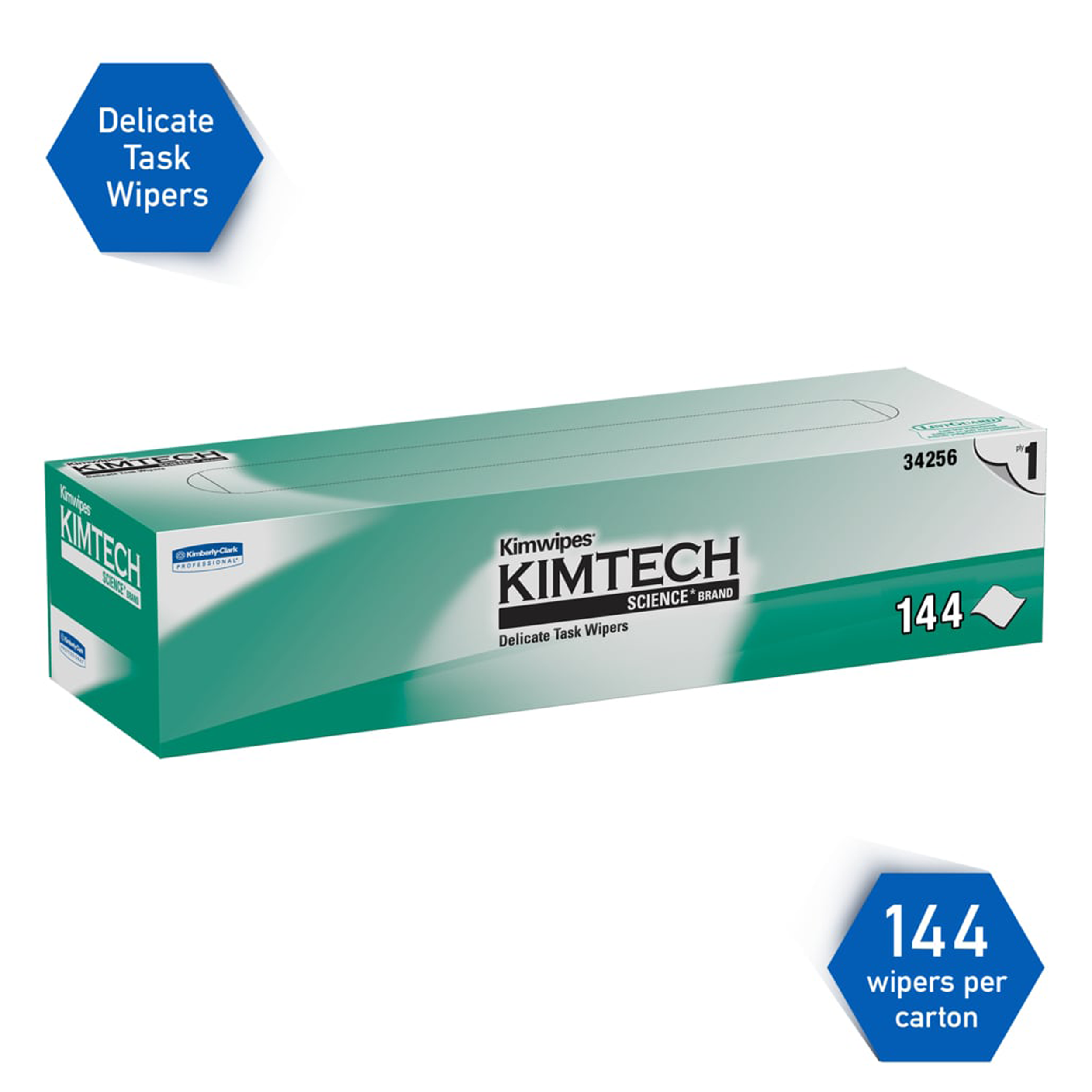 Kimtech Kimwipes Wipes - 144 wipes - 14.4x16.4