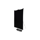 Westcott X-Drop Pro Wrinkle-Resistant Backdrop Kit - Rich Black (8' x 8')