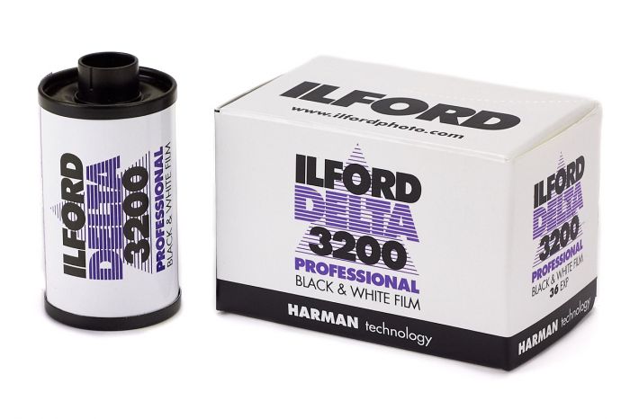 Ilford Delta 3200 Film négatif professionnel en noir et blanc 35 mm - 36 expositions
