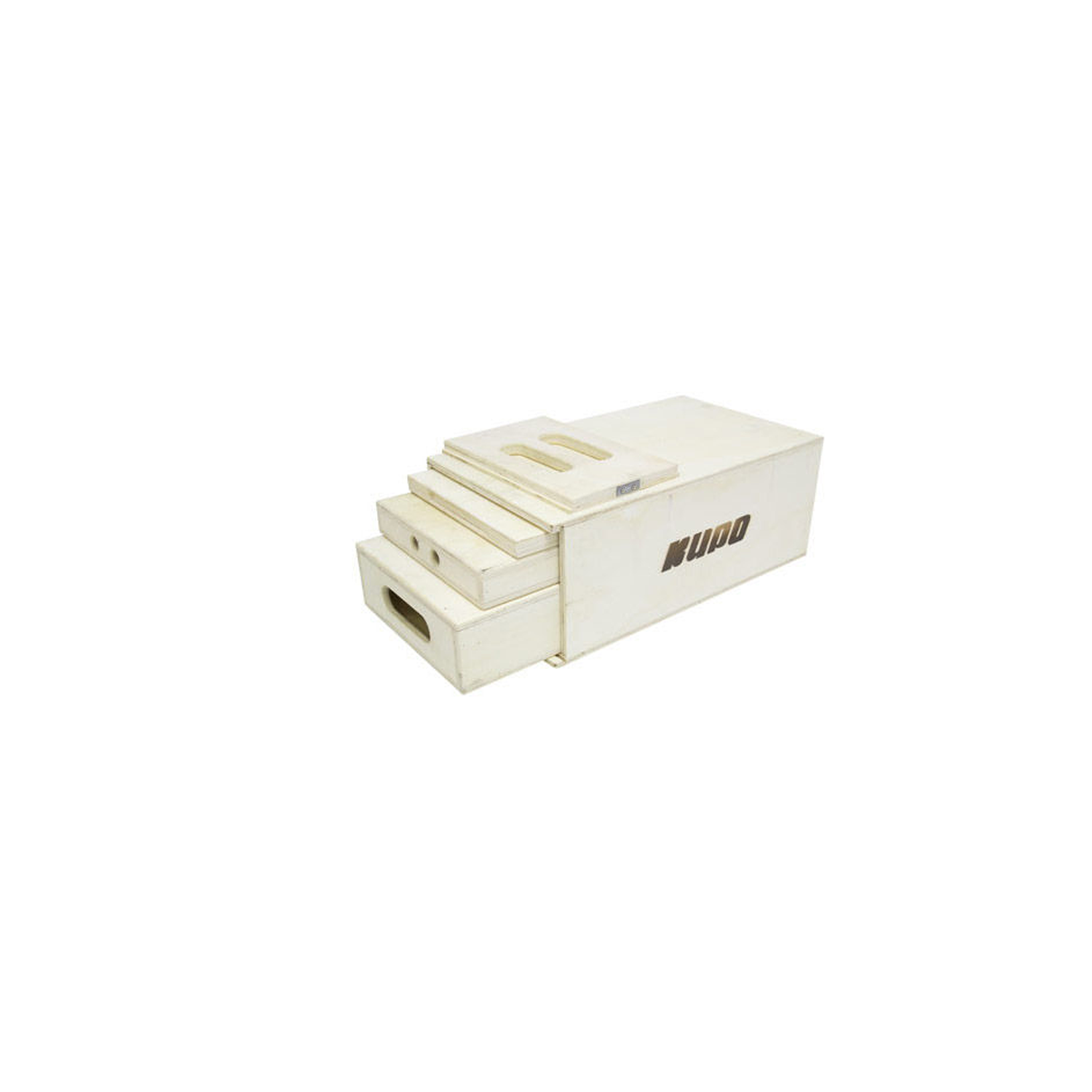 Kupo KAB-41k Nesting Apple Box Set (Set of 4) (extérieur, complet, moitié et quarts)