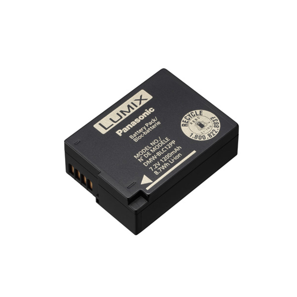 Batterie Panasonic DMW-BLC12 pour les caméras lumiques sélectionnées