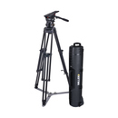 MILLER CiNX 3 Fluid Head (1103) HDC 100mm 1-St Alloy Tripod (2121G) Ground Spreader (2130)  1 x Pan Handle (698) Smartcase (3615)