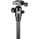 Manfrotto MKELES5CF-BH Element Traveler Carbon Fiber Tripod and Ball Head, Small-56.3"