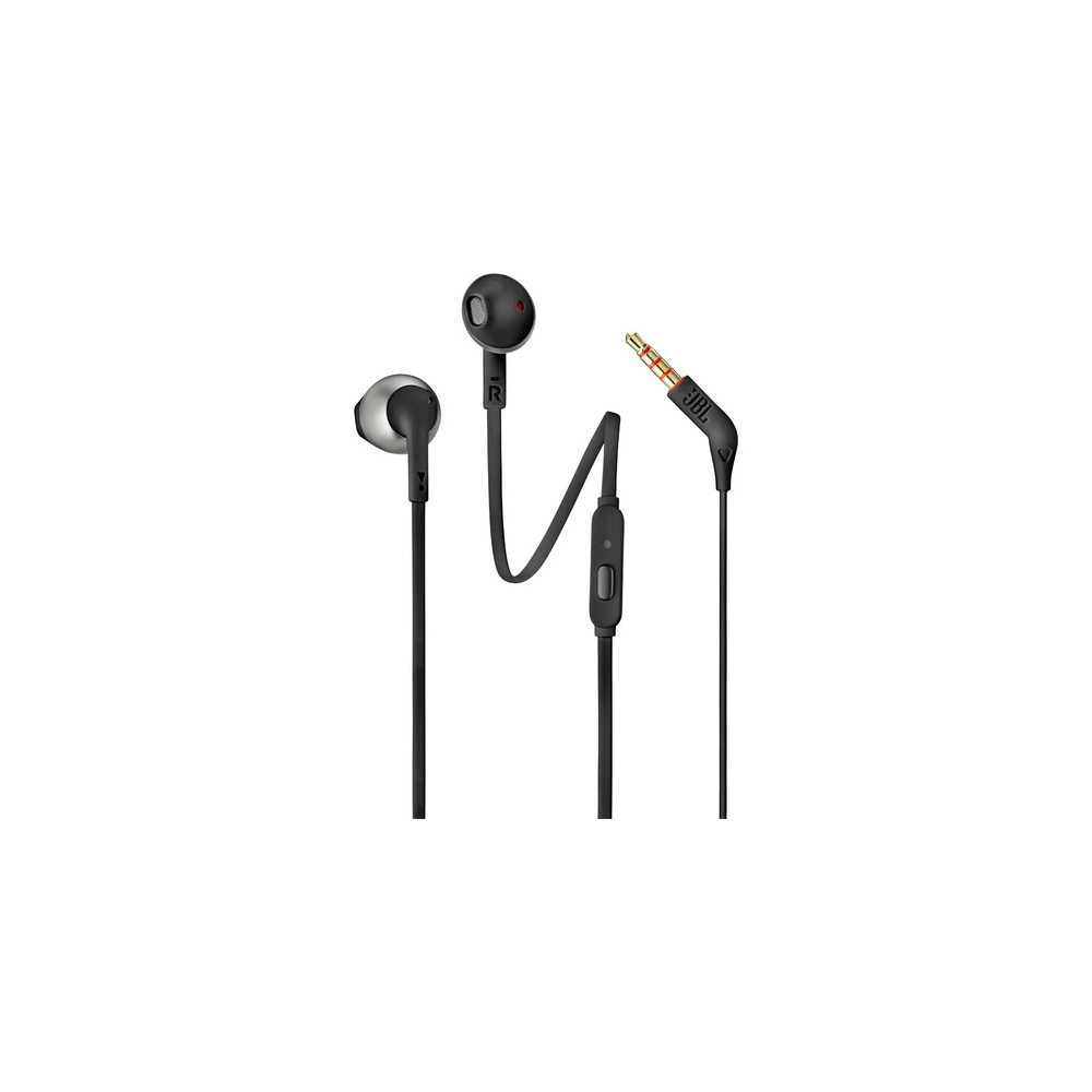Écouteurs d'écouteurs JBL T205 (noir)