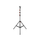 SHAPE Montréal combo triple riser stand noir / chrome 14’8 ’’