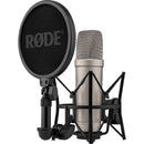 RODE NT1 5th Generation Large-Diaphragm Cardioid Condenser XLR/USB Microphone - Silver