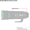 Sony FE 200–600 mm F5.6–6.3 OSS G Lens
