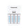 Panasonic KKJ17MCA4BF Advanced Individual Cell Battery Charger with Eneloop AA New 2100 Cycle Rechargeable Batteries, 4-Pack