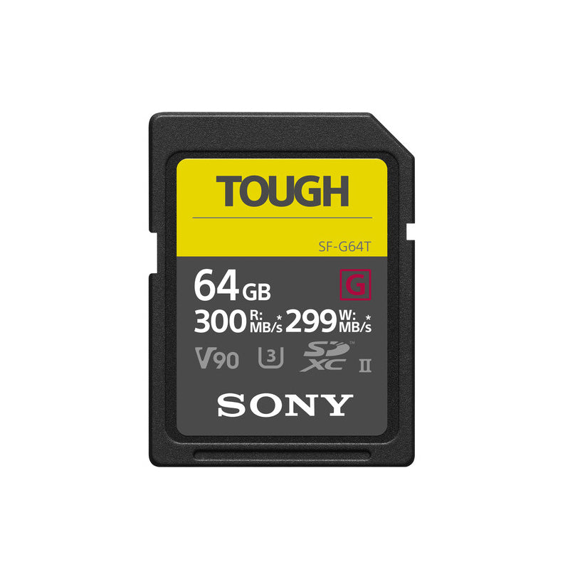 Sony SF-G64T TOUGH 64GB SDXC UHS-II Memory Card V90