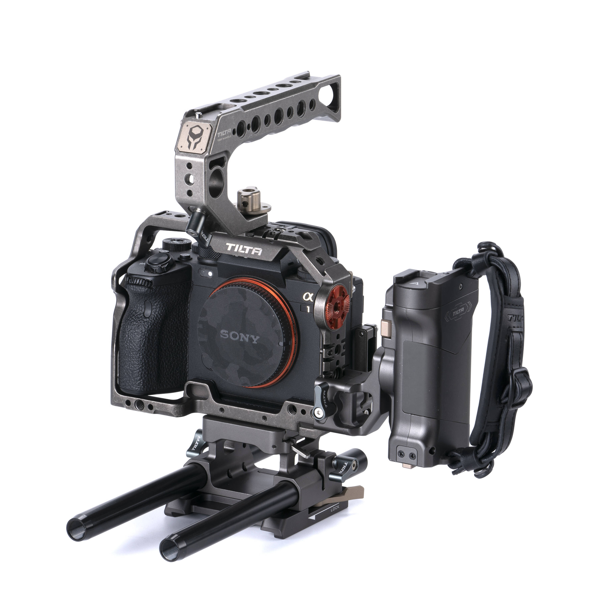 Kit de caméra Tilta Pro pour Sony A1 (gris tactique)