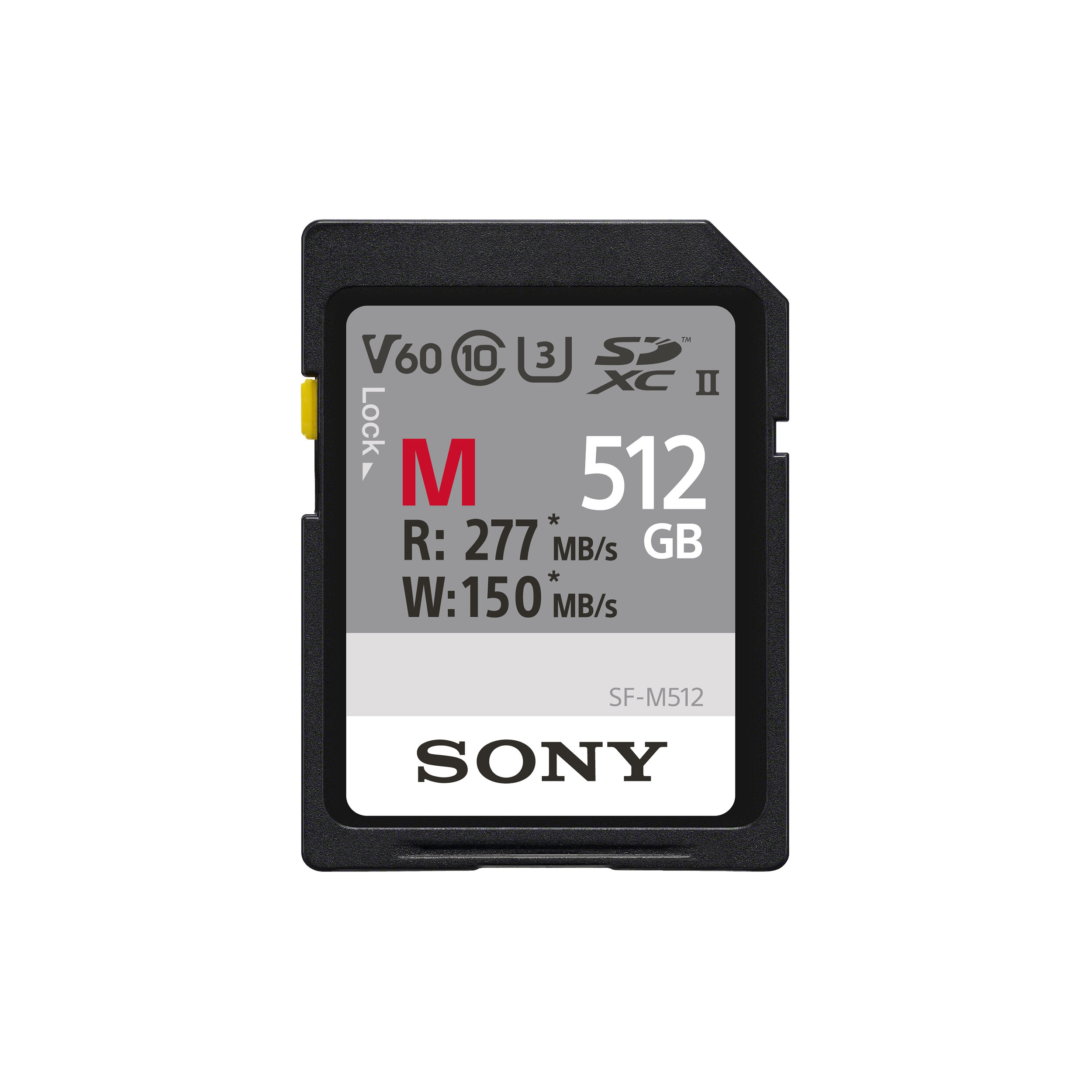 SONY 512 Go SF-M UHS-II SDXC Memory Carte