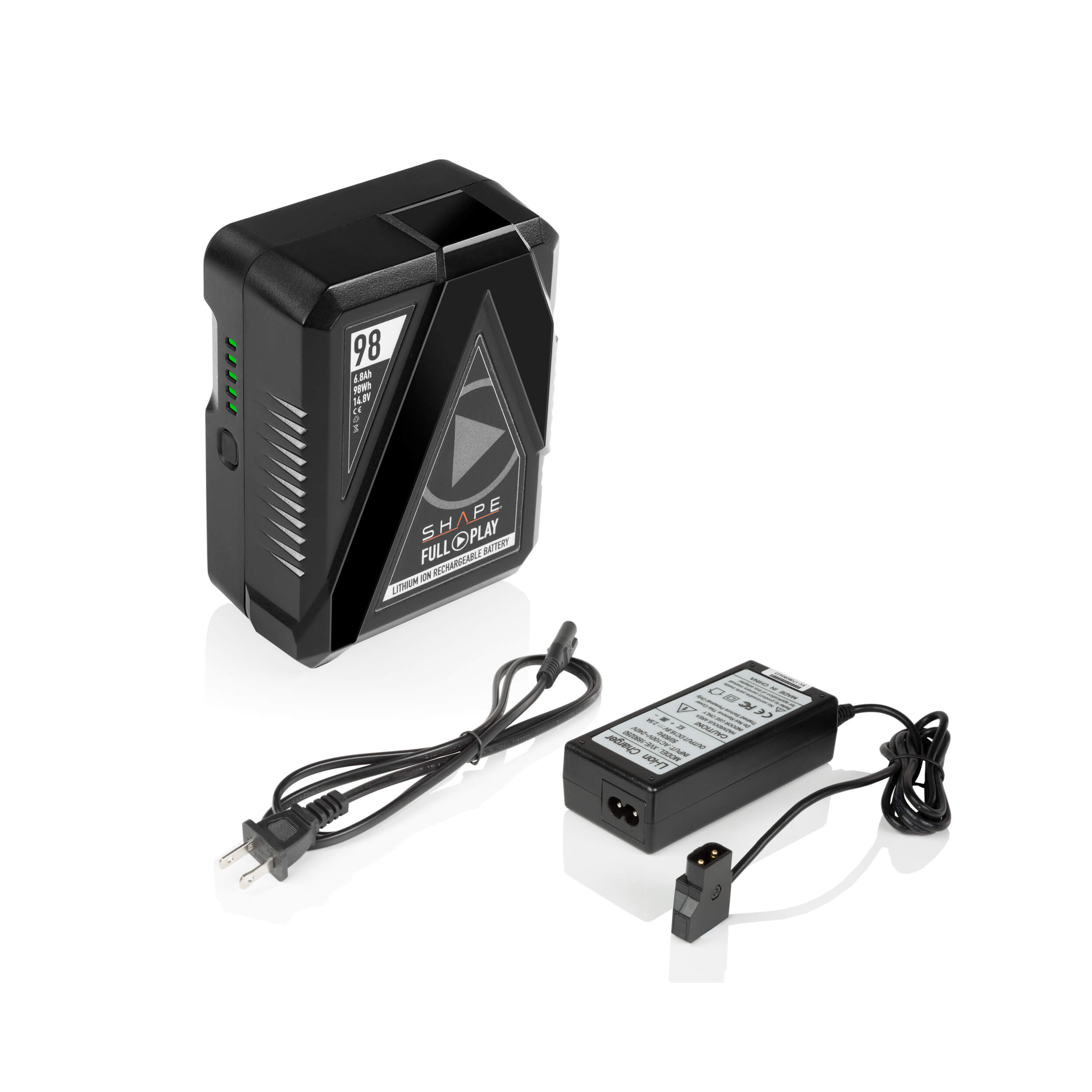 SHAPE Full Play V-Mount Battery Kit with Portable D-Tap Charger