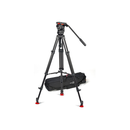 Sachtler 0373a trépied Système avec une tête de fluide FSB 4, des jambes en aluminium et un écran de niveau intermédiaire