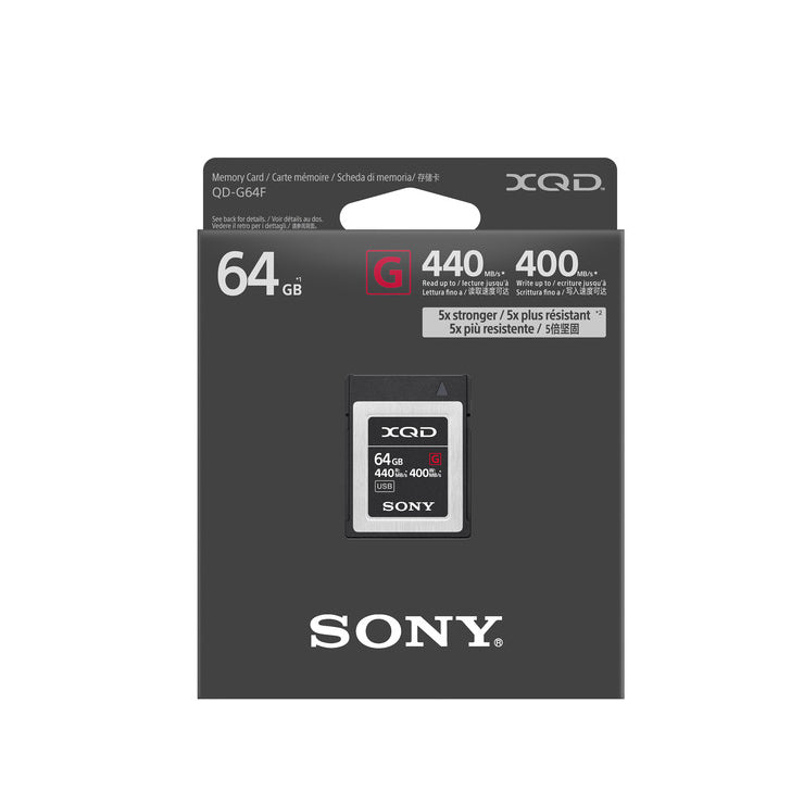 Sony QDG64F/J 64GB G Series XQD Memory Card